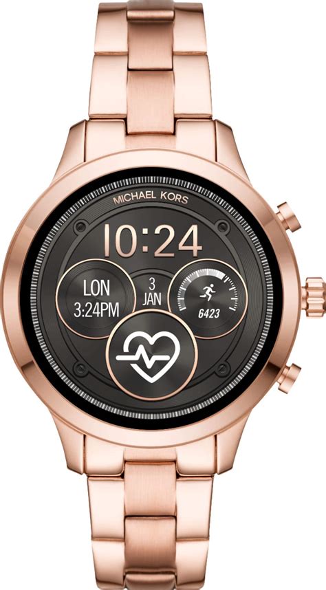 michael kors runway watch rose gold limited edition